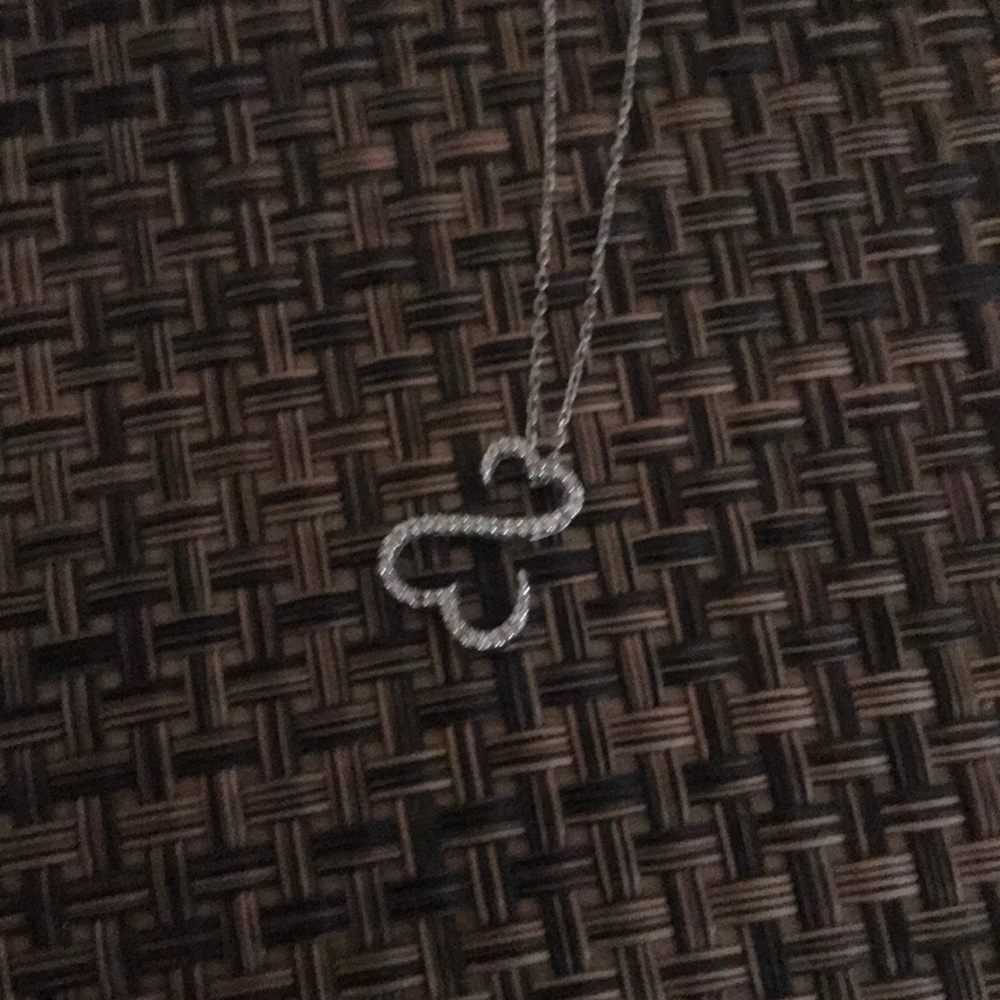 Open heart necklace